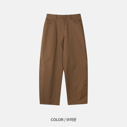 Volume Curve Cotton Balloon Pants