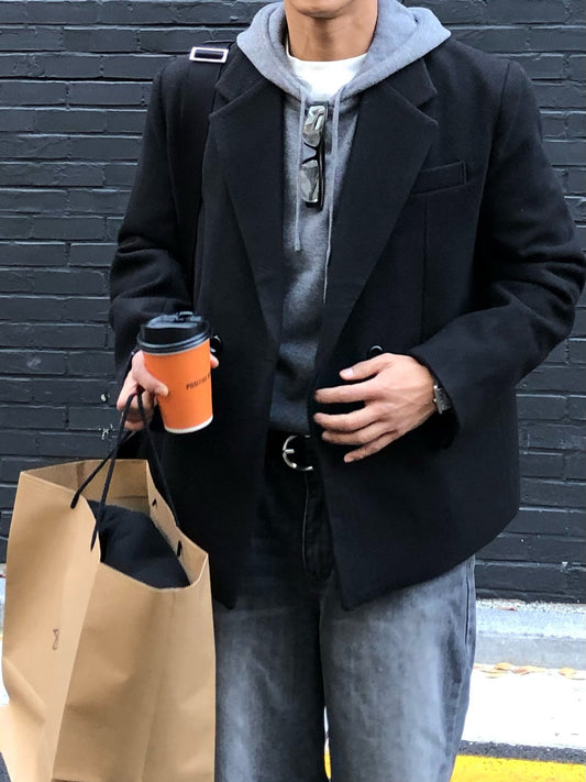 A-cut Double-breasted Jacket