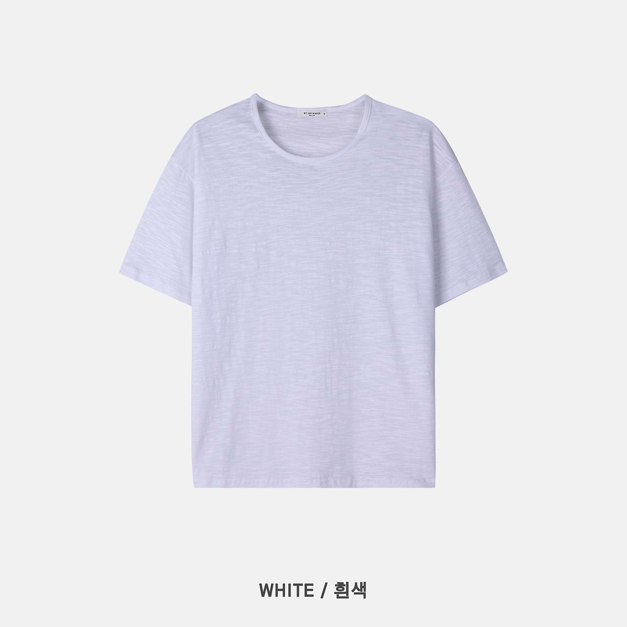 Slub U-Neck T-Shirt