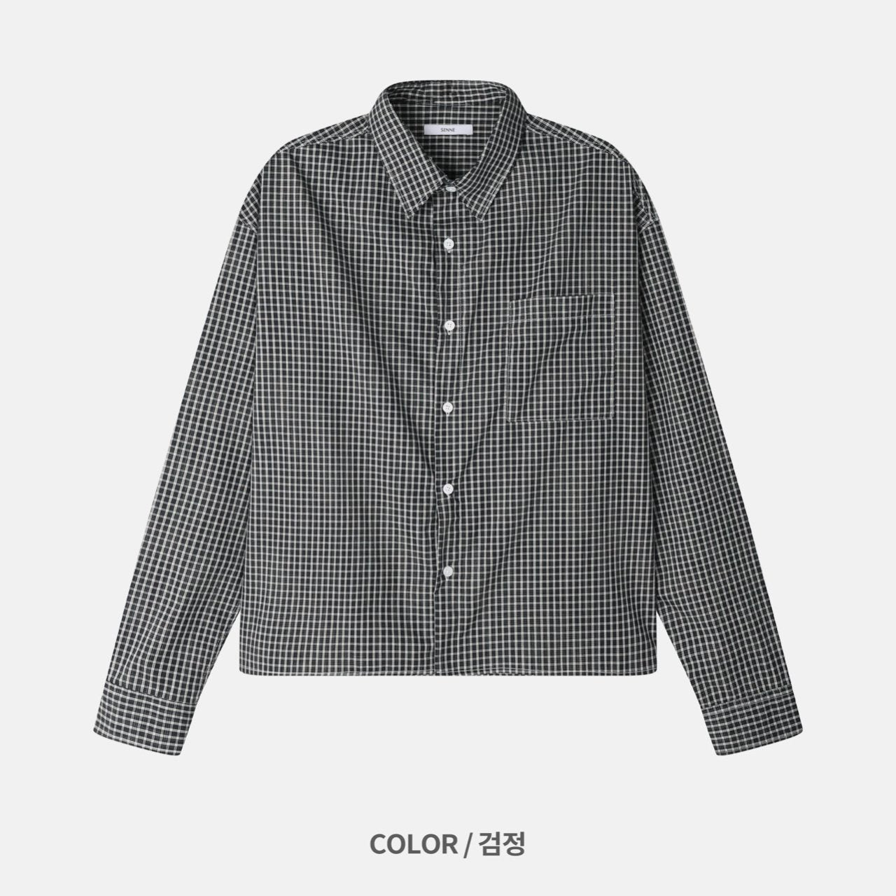 Cookies Check Cropped Shirt
