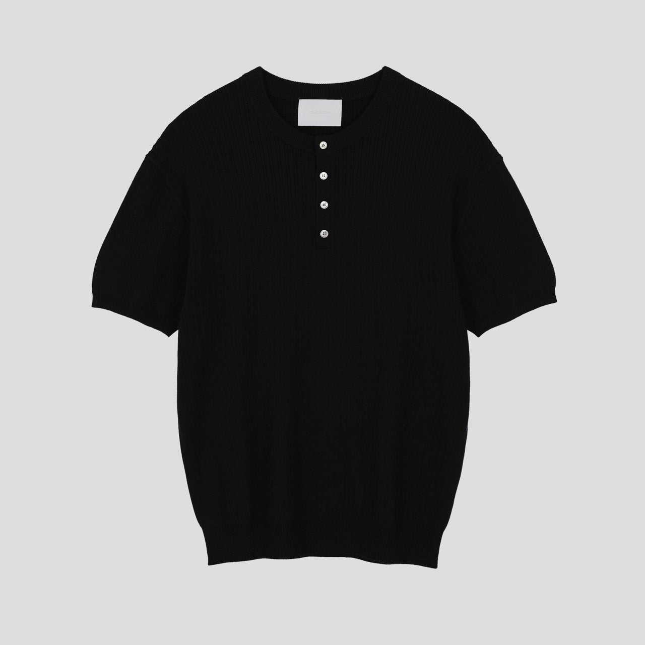 Vertical Henley Knit