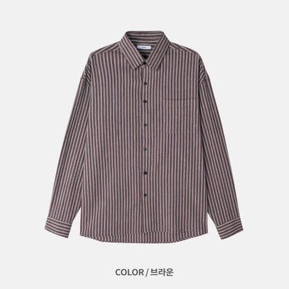 Pigment-Washed Nylon Shirt Jacket