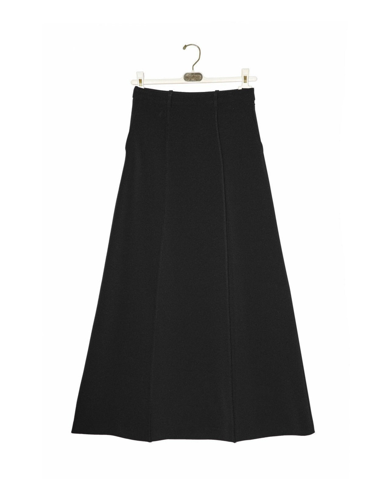 【즉납】【PAPERMOON 페이퍼 문】AW / Pin - Tuck Detail Maxi Flared Skirt