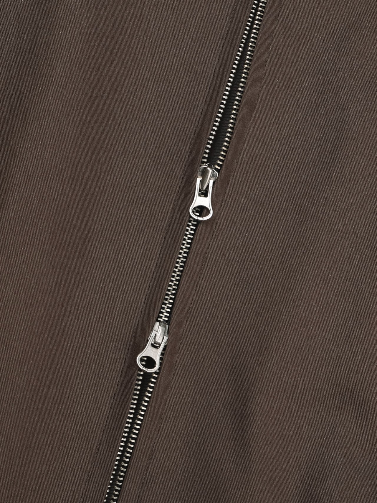 Contrast Collar Harrington Blouson