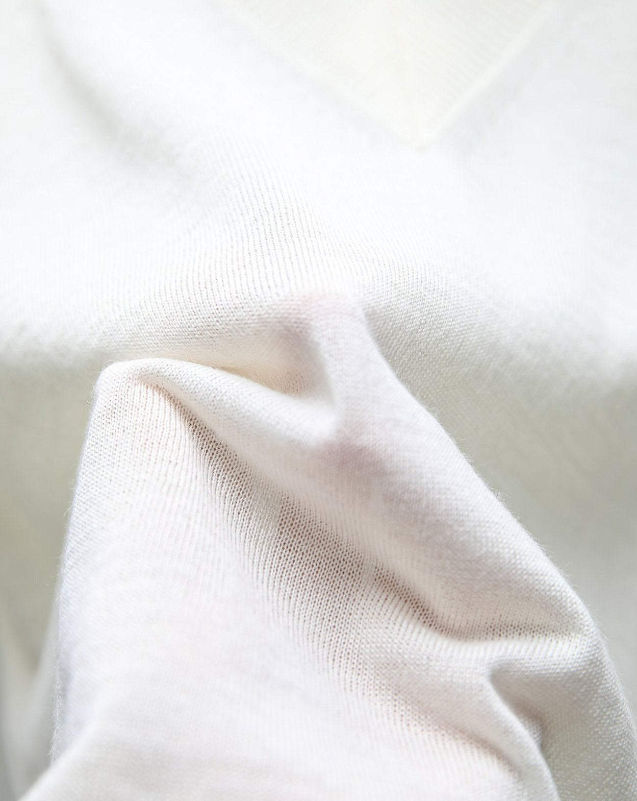 【PAPERMOON 페이퍼 문】SS / Wool Silk Deep V - Neck Long Sleeved Knit