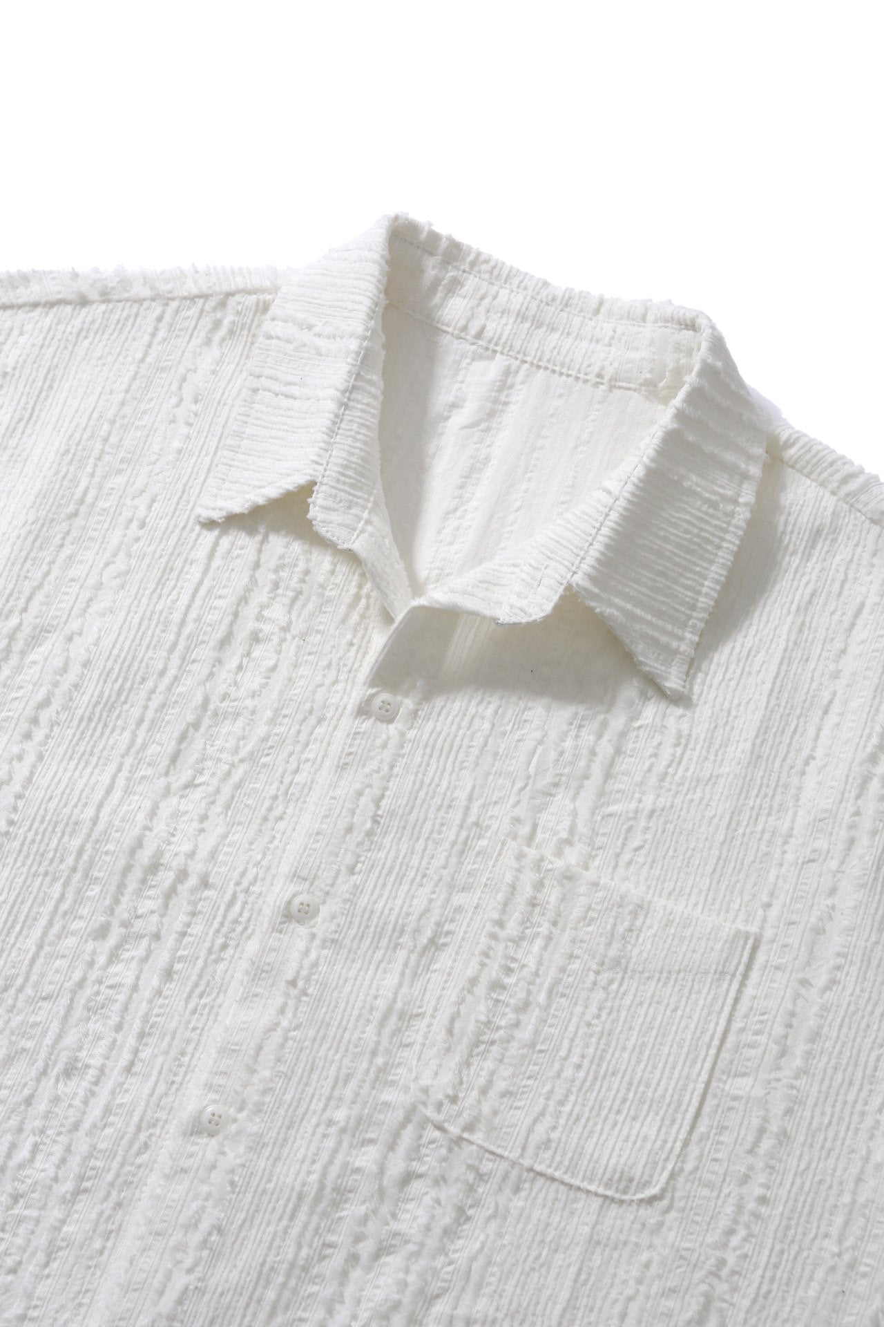 Linen Cutoff Shirt