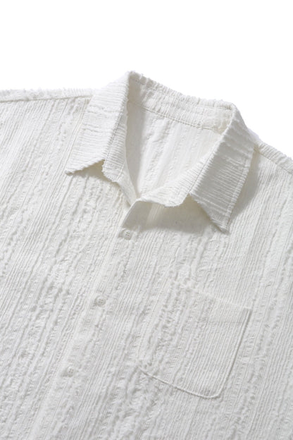 Linen Cutoff Shirt