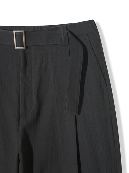 Flow Belted Wide-Leg Trousers