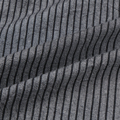 Bulky Fit Stripe Linen Pants