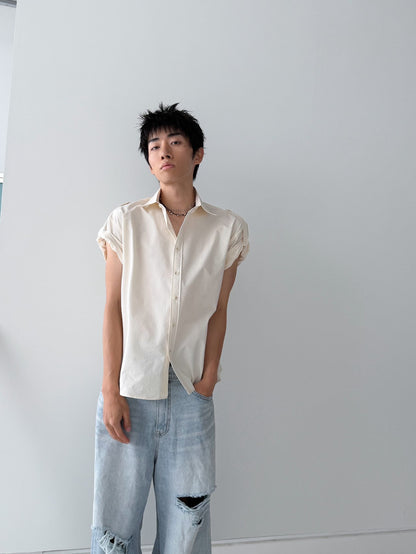 Epaulet Roll-Up Shirt