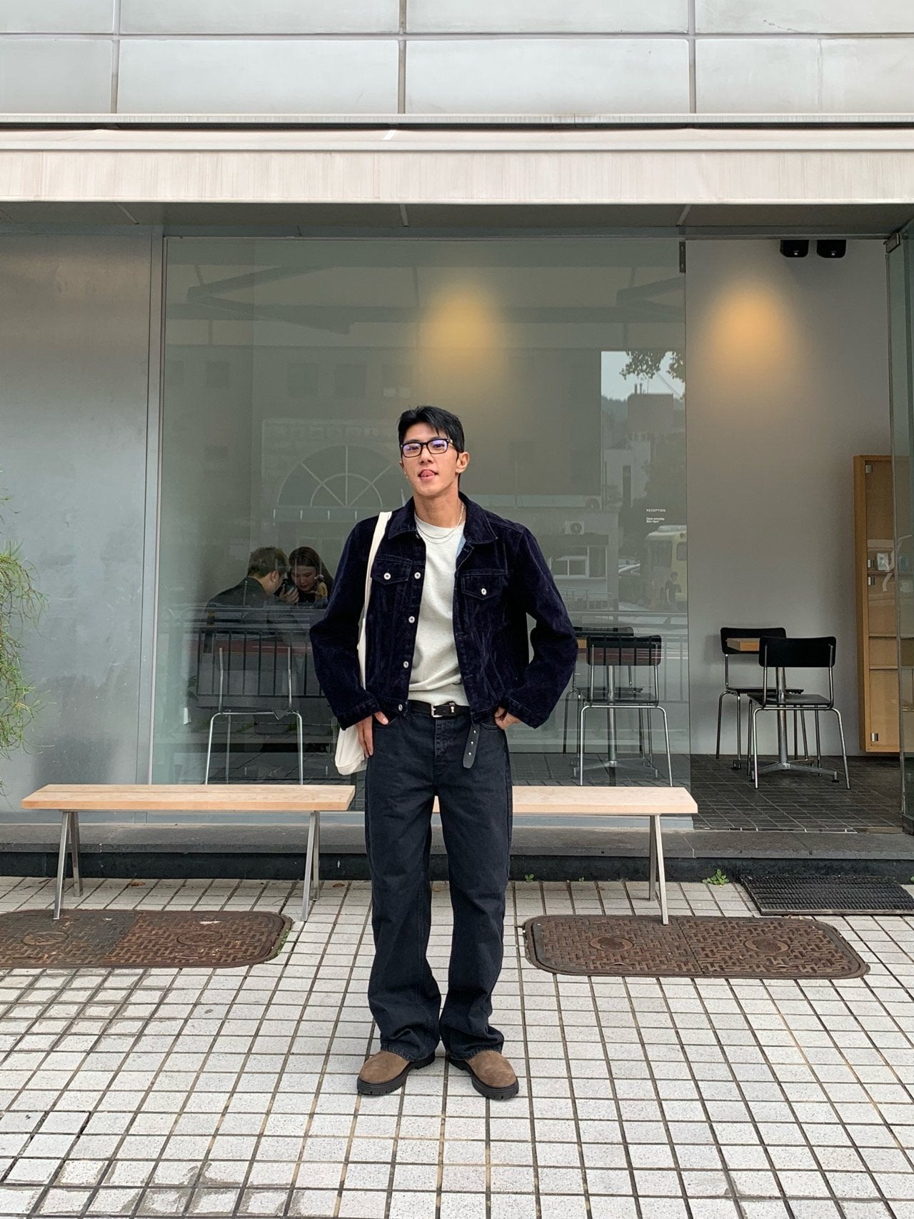 Velvet-Coated Trucker Jacket (Type-3)