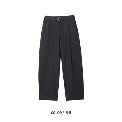 Dino Cotton Belted Pants