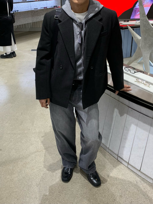 A-cut Double-breasted Jacket