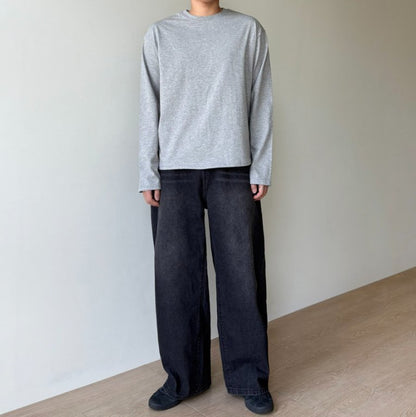 Essential Crew Neck Long Sleeve Tee