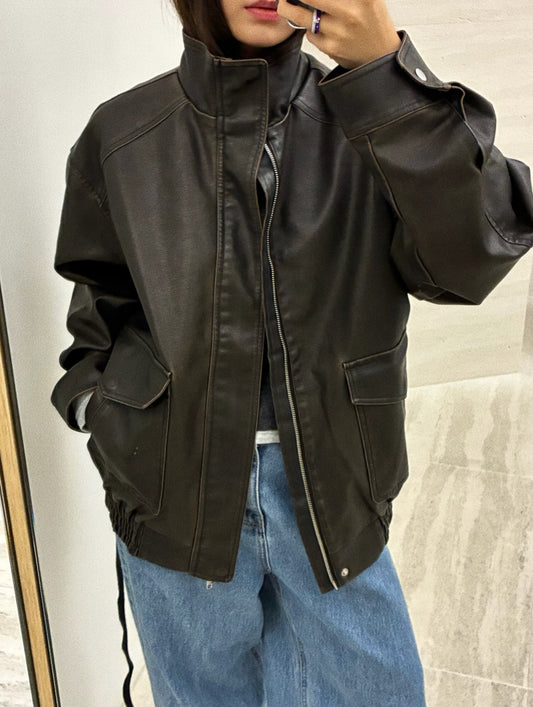 Glow Leather Jacket