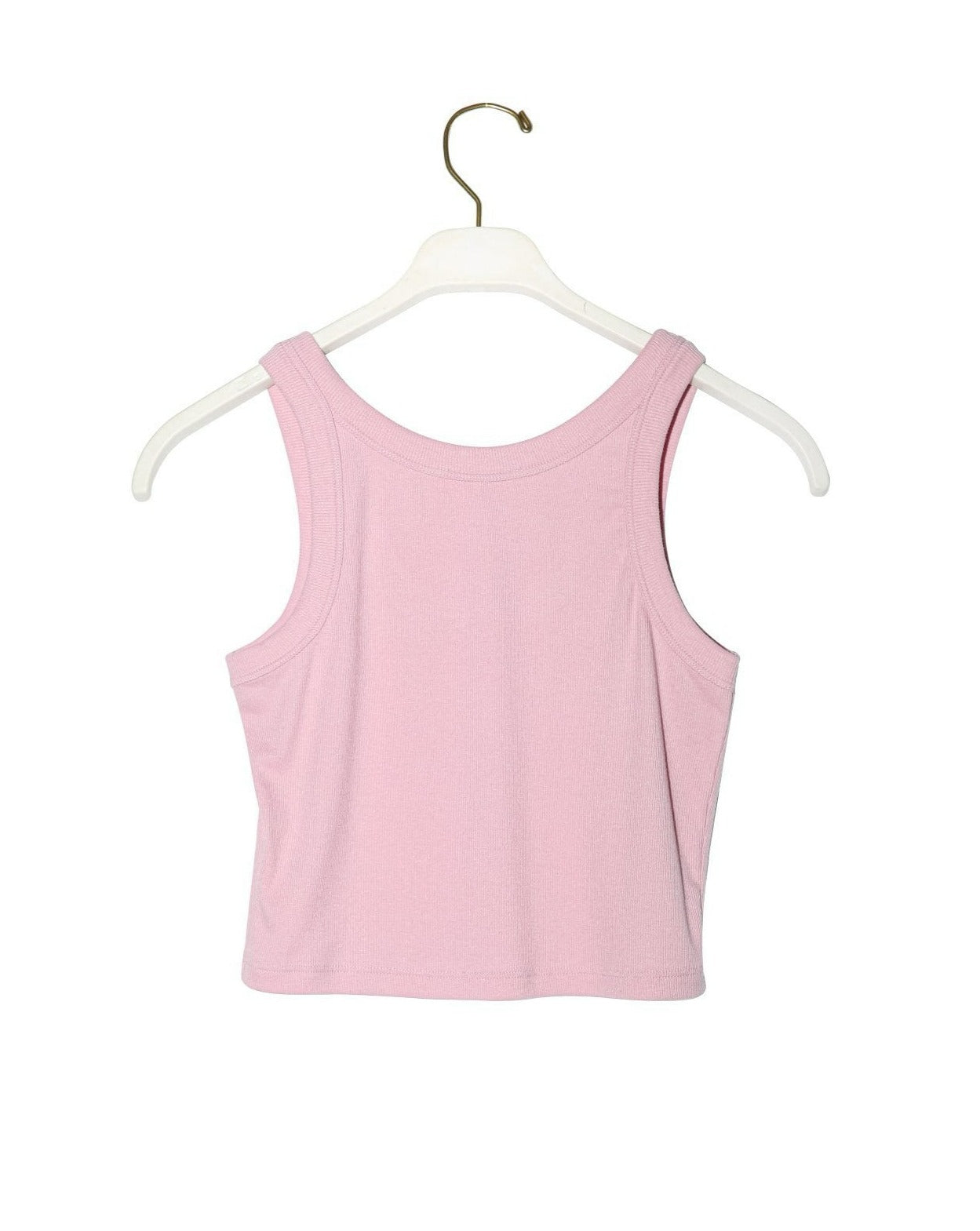 【PAPERMOON ペーパームーン】SS / Ribbed Cropped Tank Sleeveless Top