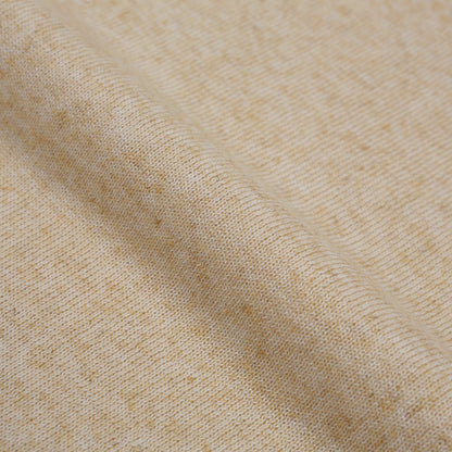 Blend Linen Open Collar Knit