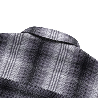 Pigment-Washed Nylon Shirt Jacket