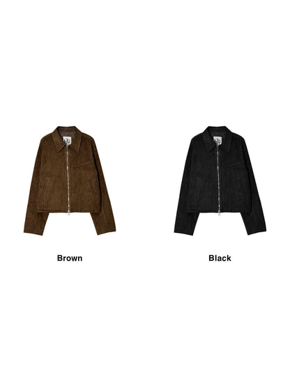 After suede jacket