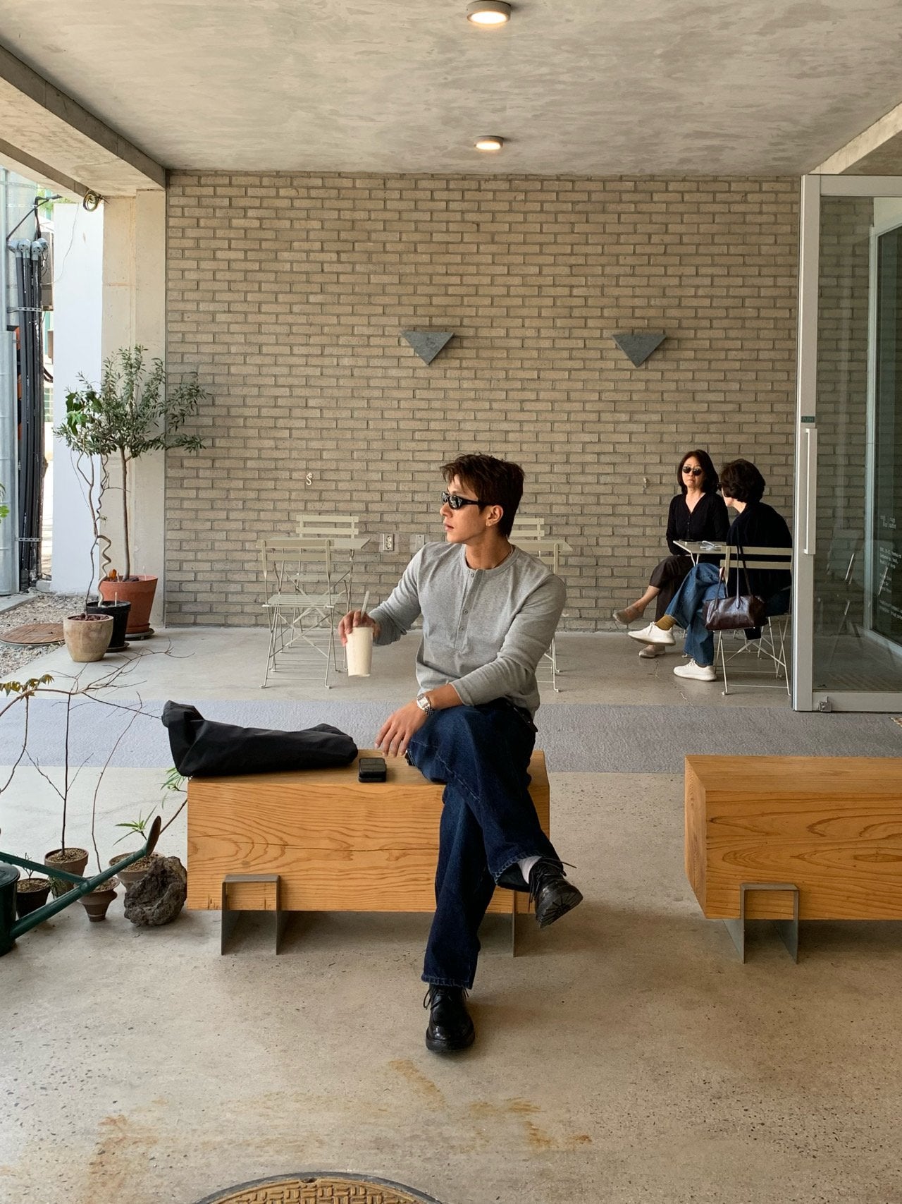 Pigment-Washed Nylon Shirt Jacket