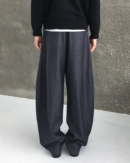 Zegna One-Tuck Curved Slacks