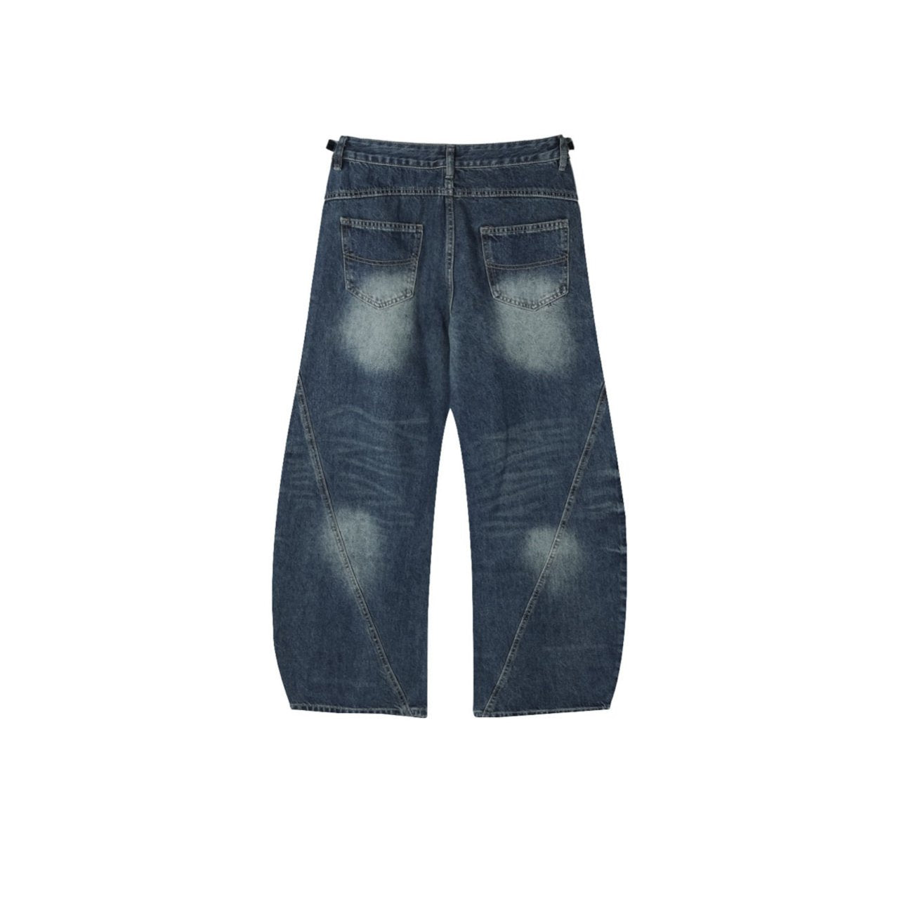 Wide Barrel Denim Pants