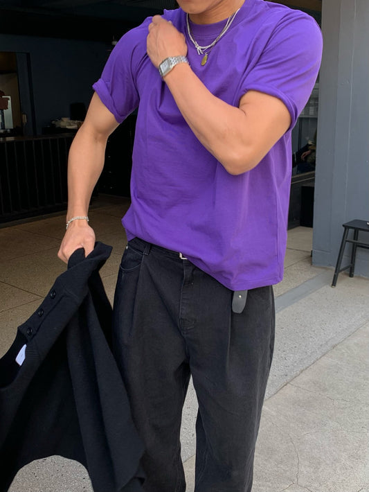 Pigment-Washed Nylon Shirt Jacket