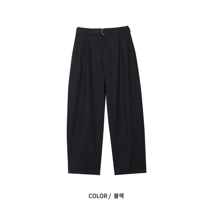 Dino Cotton Belted Pants