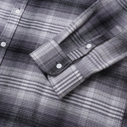 Pigment-Washed Nylon Shirt Jacket