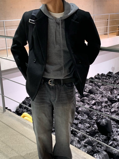 A-cut Double-breasted Jacket
