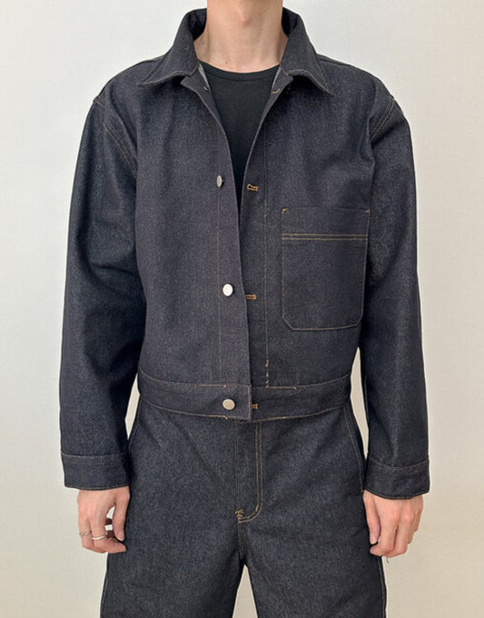Non-Fade Cropped Denim Setup