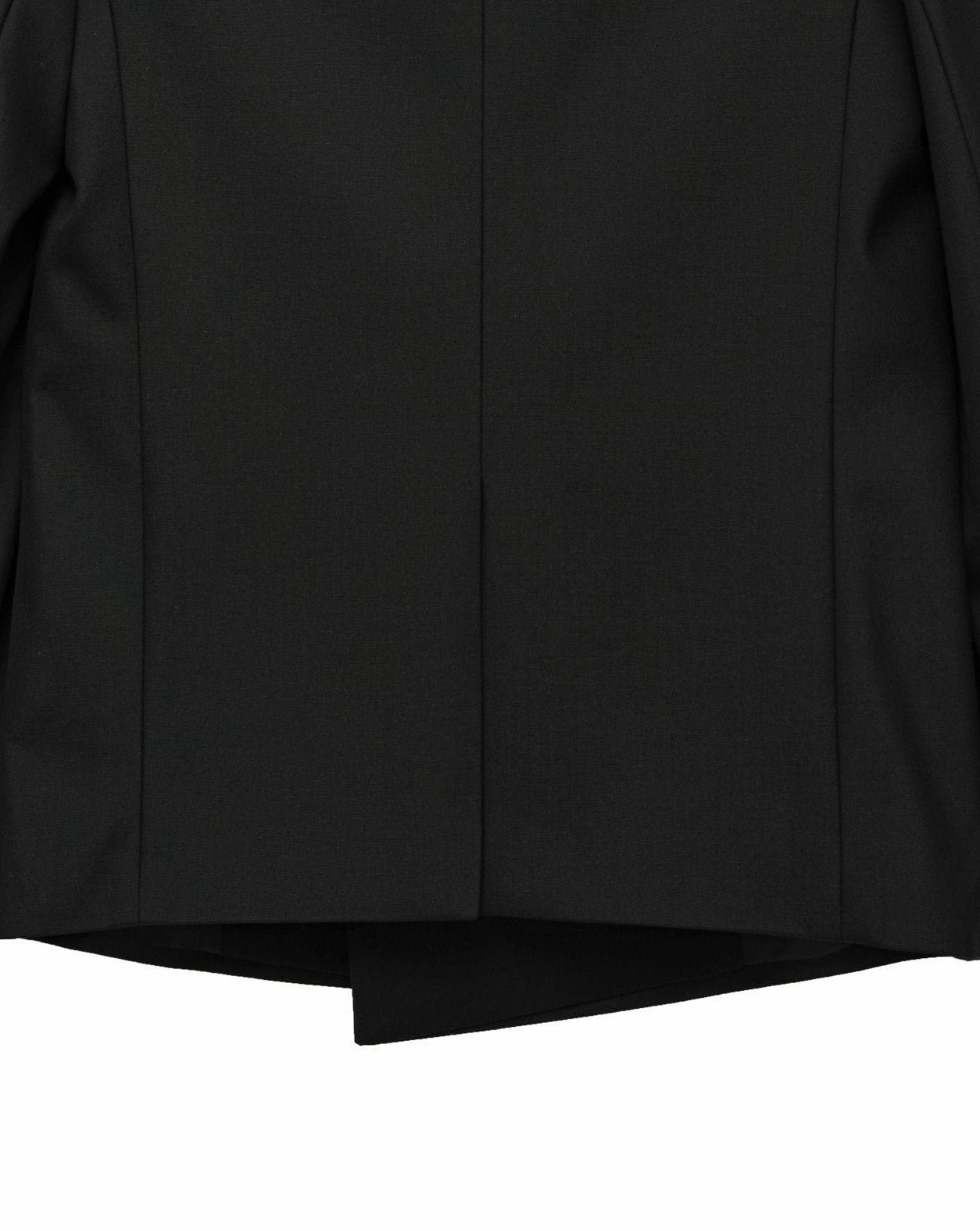 [PAPERMOON] SS / Bi-Color Stitch Point Peaked Lapel Tuxedo Blazer