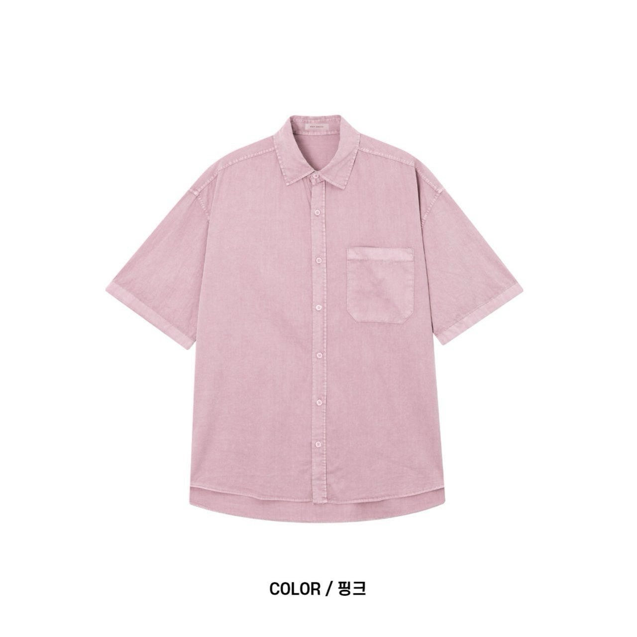 Stone Pigment Half Shirt