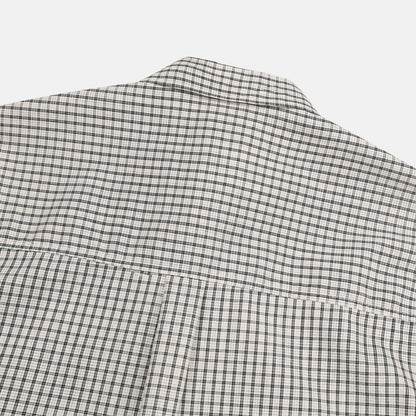 Pigment-Washed Nylon Shirt Jacket
