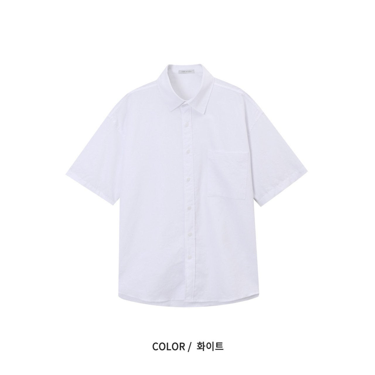 Pigment-Washed Nylon Shirt Jacket