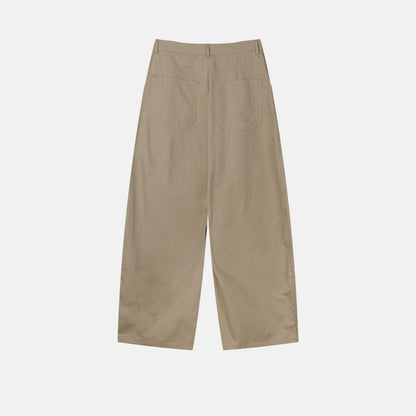 Soft Curve Wide Cotton Pants