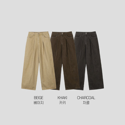 Puckered Wide Pants