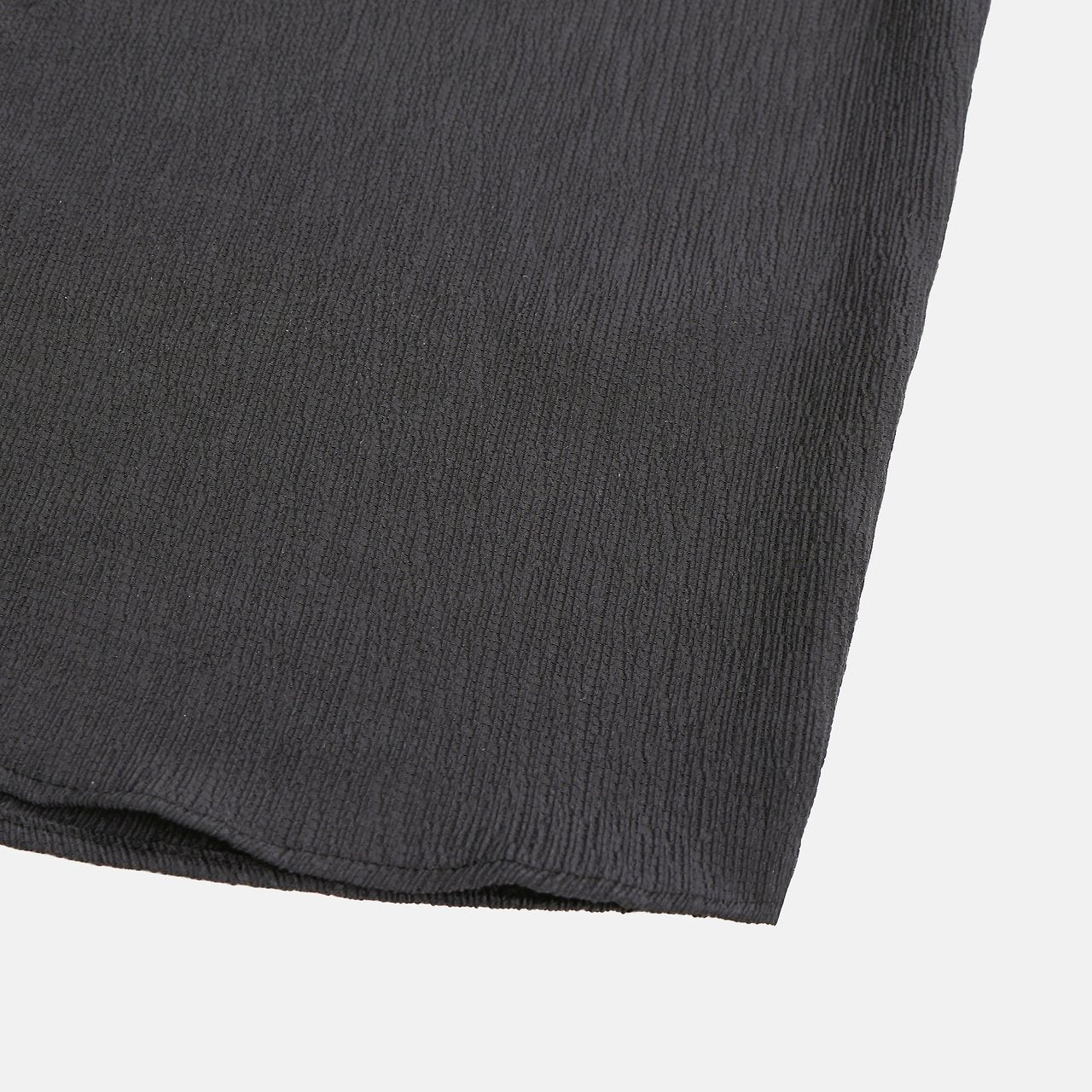 Seersucker Texture Long Sleeve Shirt
