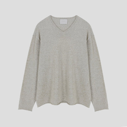 Sunset Linen V-Neck Knit