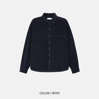 Snap Corduroy Shirt