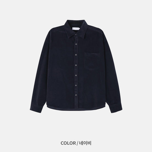 Snap Corduroy Shirt