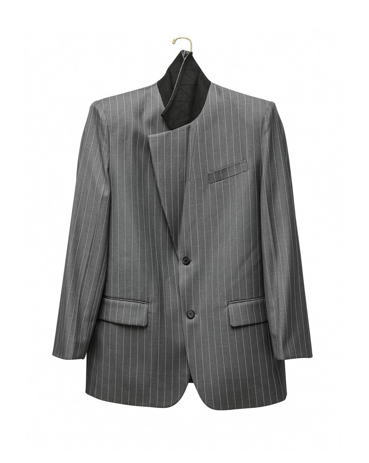 [PAPERMOON] SS / Wide Pin Stripe Set Up Suit Single Blazer