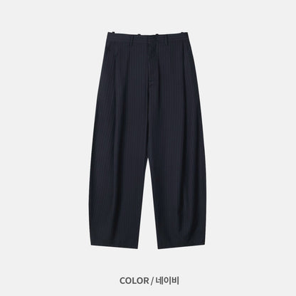 Zegna One-Tuck Curved Slacks