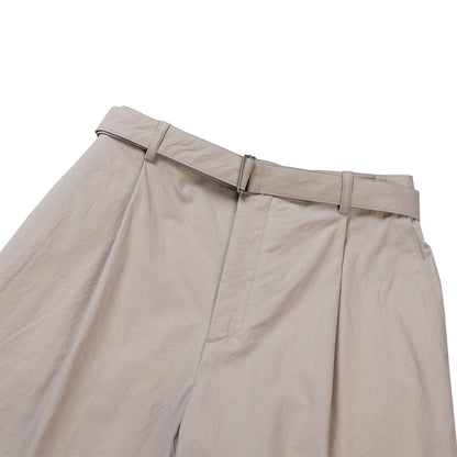 Dino Cotton Belted Pants