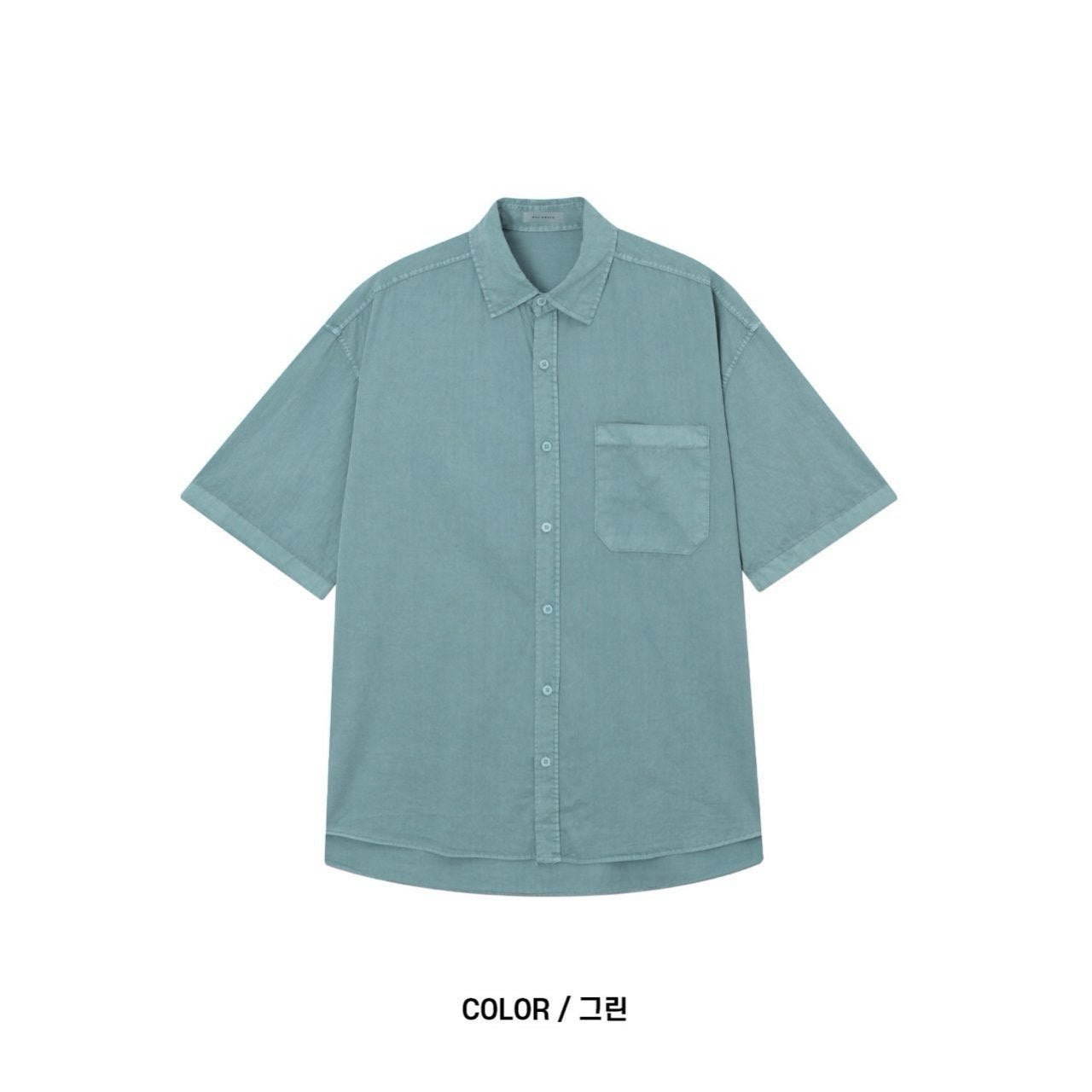 Stone Pigment Half Shirt