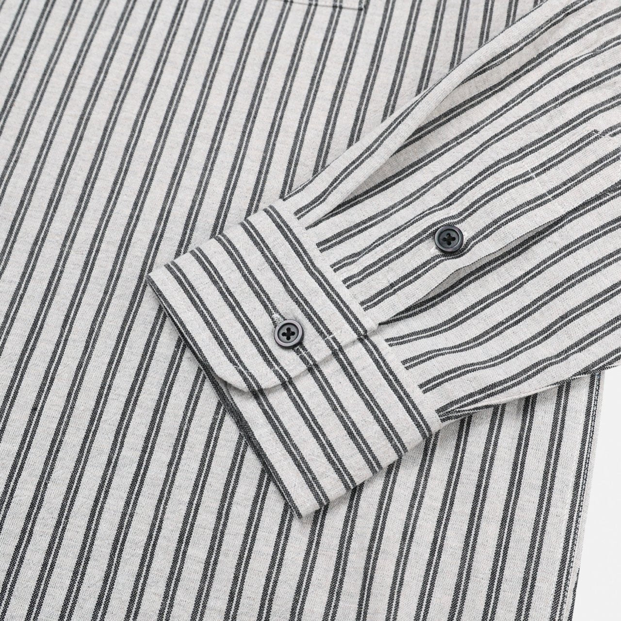 Pigment-Washed Nylon Shirt Jacket