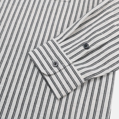 Pigment-Washed Nylon Shirt Jacket