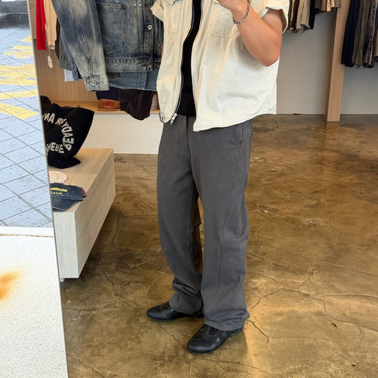 Curved Panel Relaxed Pants