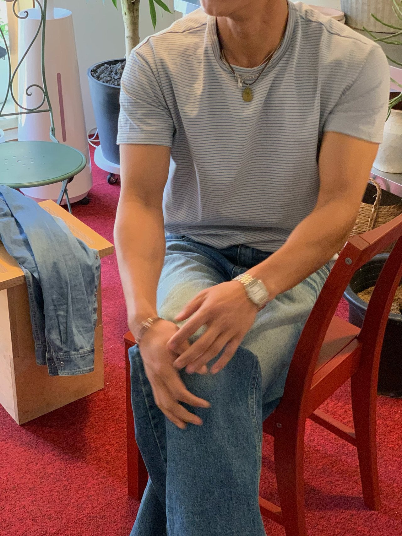 Pigment-Washed Nylon Shirt Jacket