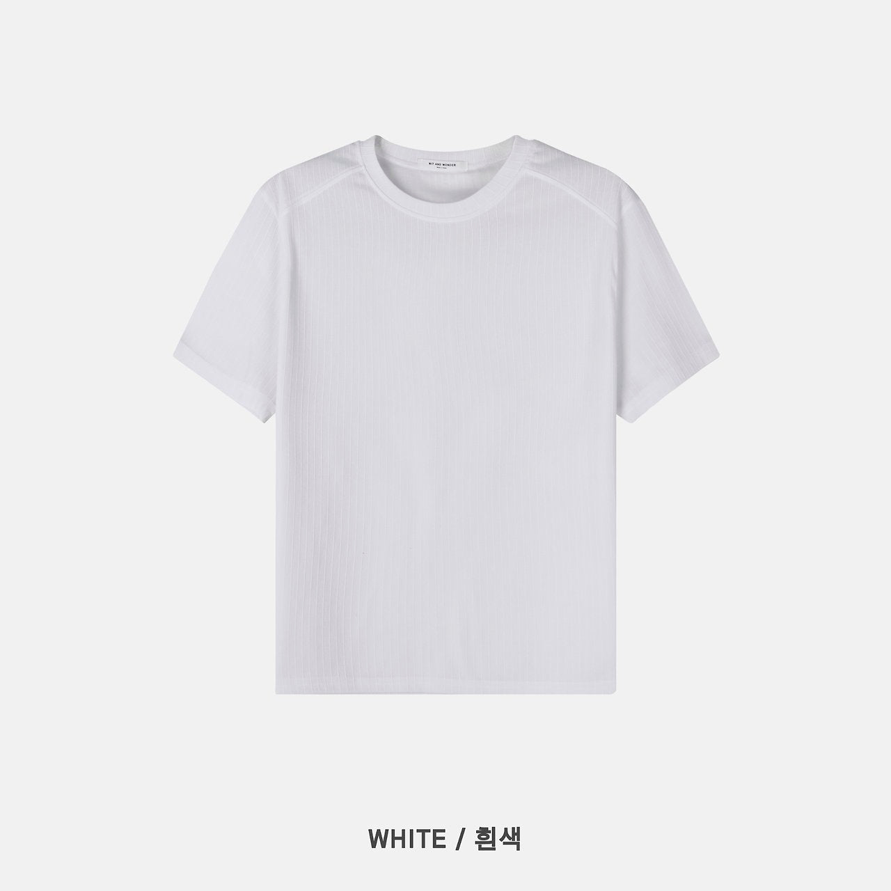 Shoulder Muscle Ribbed T-Shirt